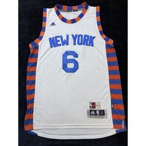Kristaps Porzingis New York Knicks Jersey Adidas Mens Large Swingman Sewn Logo